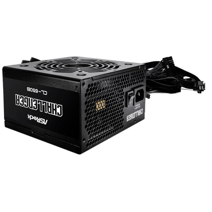 Fuente de poder ASRock Challenger CL-650B ATX12V v2.52 / ASRock