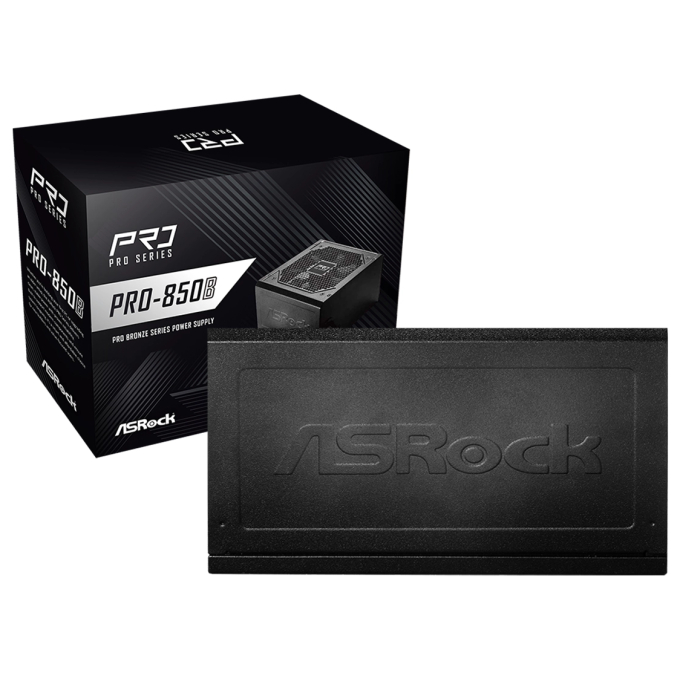 Fuente de poder ASRock PRO-850B - 800W - ATX / ASRock