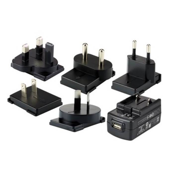 KIT ADAPTADOR DE CORRIENTE UNIVERSAL HONEYWELL 5V 2A, Conectividad Global, 5 Enchufes Intercambiables, 50136024-001 / Honeywell