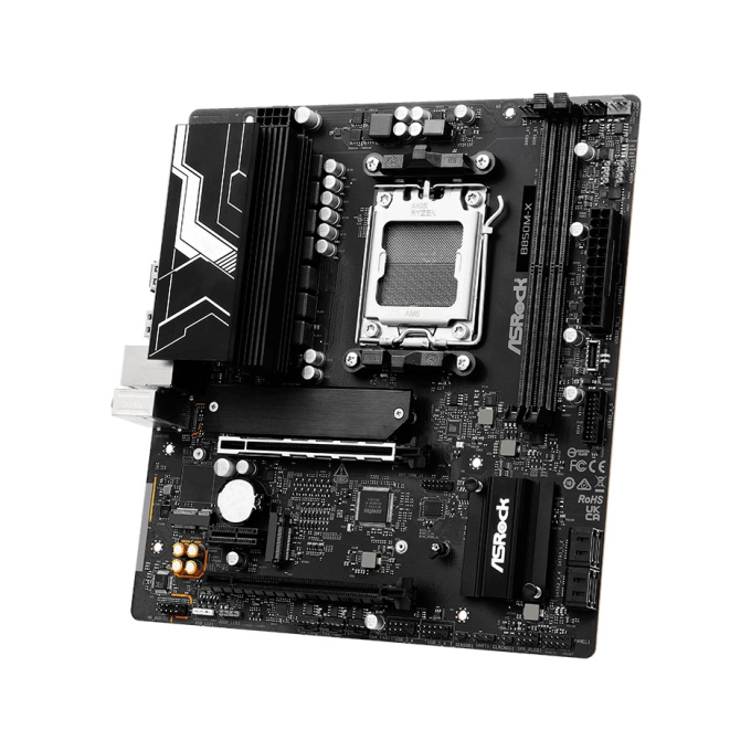 Placa Madre ASRock Gaming , Socket AM5, Chipset AMD B850, 2 DIMM DDR5, mATX, HDMI, DisplayPort, 2.5G LAN, B850M-X / ASROCK