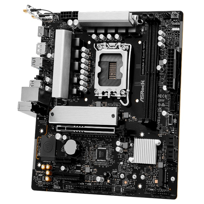 Placa Madre ASRock Gaming , Socket LGA1851, Chipset Intel B860, 2 DIMM DDR5, mATX, Wi-Fi 6, 2.5G LAN, B860M-X Gen5 WiFi / ASROCK