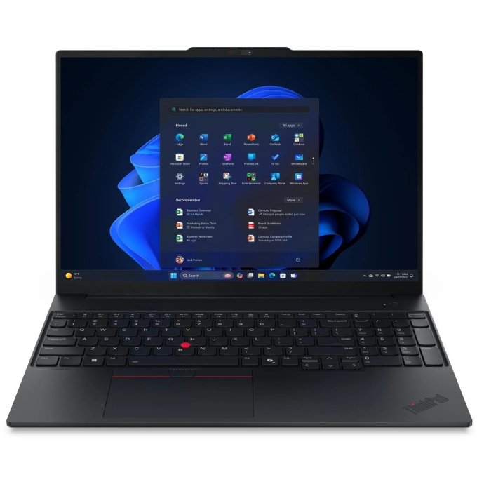 Laptop Lenovo ThinkPad E16 Gen 3 de 16pulgadas, Core Ultra 5 225U, Memoria RAM 16Gb, Disco Solido 512Gb SSD, Pantalla de 60Hz, Windows 11 Pro, 21SS000DLM / Lenovo