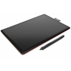 Tableta Grafica Wacom One Small, lapiz con diseno ergonomico, Negro / WACOM