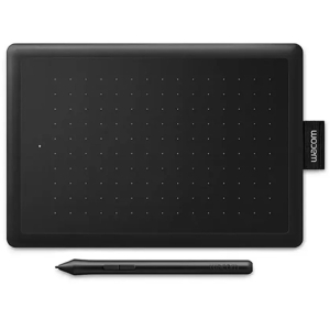 Tableta Grafica Wacom One Small, lapiz con diseno ergonomico, Negro