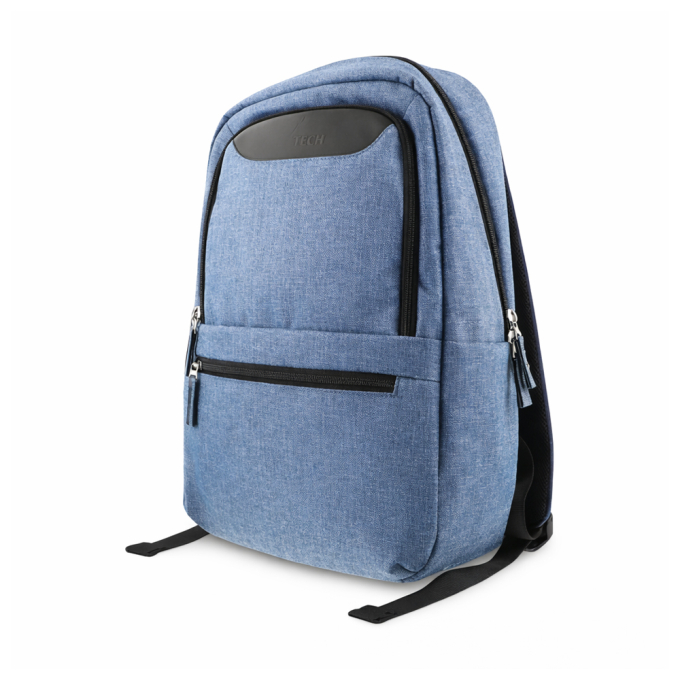 Mochila para laptop 15.6pulgadas Xtech Winsor XTB-212 - Durable poliester - Color Azul con detalles en negro / Xtech