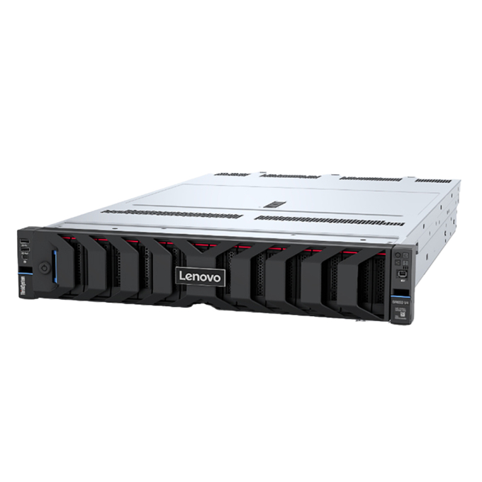 Servidor Lenovo SR650 V4 1 Intel Xeon 6505P 12C 1x32GB 2Rx8 1x480GB SSD RAID 940-8i 4GB 1x4P 1GbE OCP 2x1300W XCC NBD 7DGDA03ULA / Lenovo