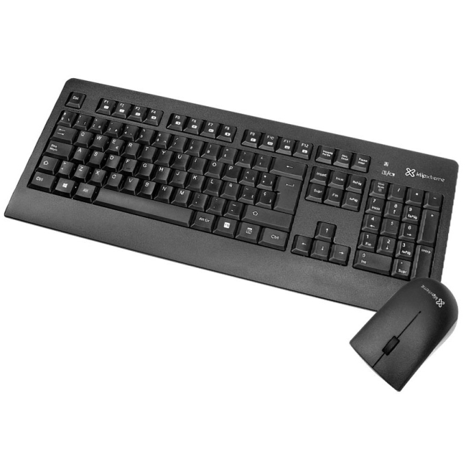 Kit de Teclado y Mouse Inalambrico Klip Xtreme KCK-265S 2.4GHz Resistente a Salpicaduras / Klip Xtreme