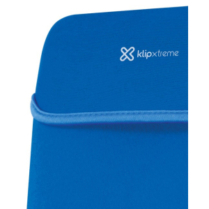 Funda para Laptop Klip Xtreme Reversible de 14.1pulgadas Negro/Azul Neopreno KNS-214BL / Klip Xtreme