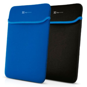 Funda para Laptop Klip Xtreme Reversible de 14.1 Negro/Azul Neopreno KNS-214BL