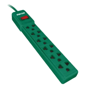 Regleta de Poder Forza 6 Tomas 110/220V Verde PS-001G / Forza