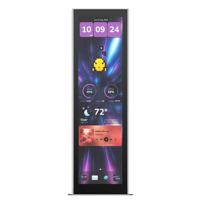 CASE DISPLAY UPGRADE HYTE Y70 TOUCH INFINITE PITCH BLACK / HW_HYTE