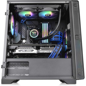 CASE-PC THERMALTAKE S100 PLUS TG ARGB BLACK CA-1Q9-00S1WN-00 / THERMALTAKE