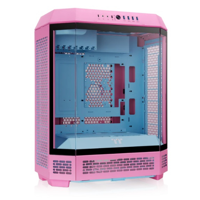 CASE-PC THERMALTAKE THE TOWER 600 BUBBLE PINK CA-1Z1-00MAWN-00 / THERMALTAKE