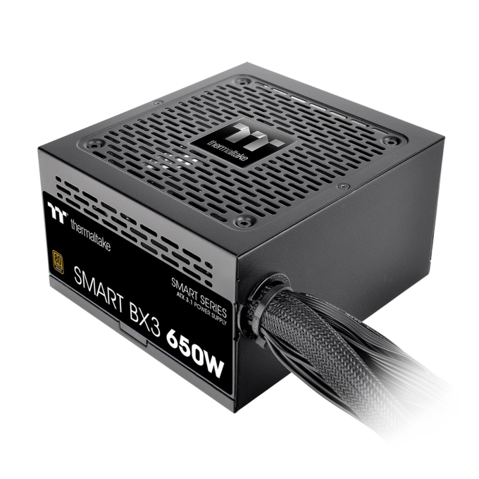 Fuente de Poder Thermaltake Smart BX3 650W, No Modular, 80 PLUS Bronze, ATX 3.1, PS-SPD-0650NNFABG-3 / THERMALTAKE