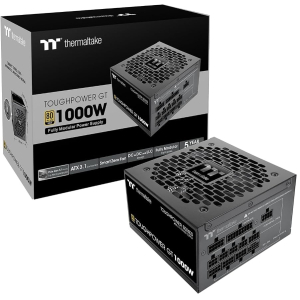 Fuente de Poder Thermaltake Toughpower GT 1000W, Totalmente Modular, 80 PLUS Gold, ATX 3.1, PCIe 5.1, PS-TPT-1000FNFAGG-3