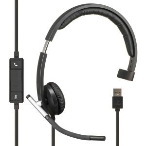 Audifono con Microfono Logitech H650e USB Mono para Oficina Negro 981-000513
