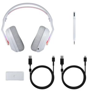 Audifono con Microfono Inalambrico Logitech G Astro A20 X Gaming Lightspeed Bluetooth PlaySync RGB para PC PS5 Xbox Blanco 939-002252 / LOGITECH