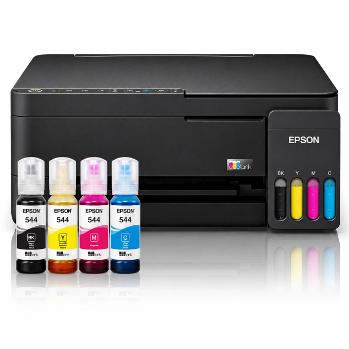 IMPRESORA MULTIFUNCIONAL EPSON ECOTANK L3350, Inyeccion de Tinta, Tanques Frontales, Wi-Fi, Wi-Fi Direct, Black / Epson