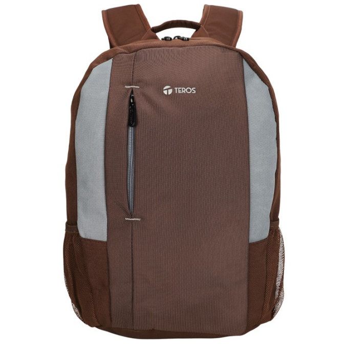Mochila para Laptop Teros TE-9040BR de 15.6pulgadas Marron/Gris / TEROS