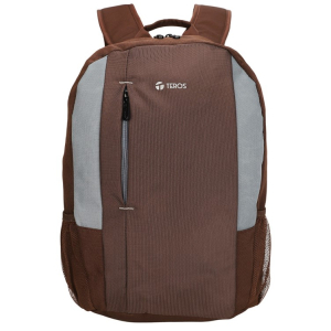 Mochila para Laptop Teros TE-9040BR de 15.6 Marron/Gris