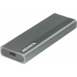 Carcasa para SSD M.2 NVMe ADATA EC680 USB 3.2 Gen 2 Tipo C, 10Gbit/s Ratio de Transferencia de Datos, Gris