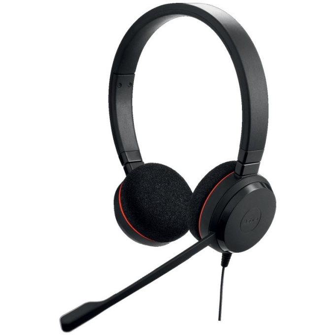 Audifonos con Microfono Jabra Evolve 20 Cableados USB Tipo C Certificacion Microsoft Teams, Negro / Jabra
