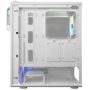 CASE COUGAR Airface Pure RGB CGR-2GA5W-RGB, Media Torre, Vidrio templado, Acero, Malla, Blanco / COUGAR
