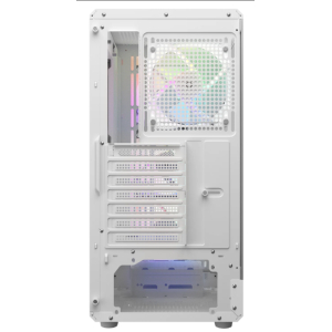 CASE COUGAR Airface Pure RGB CGR-2GA5W-RGB, Media Torre, Vidrio templado, Acero, Malla, Blanco / COUGAR
