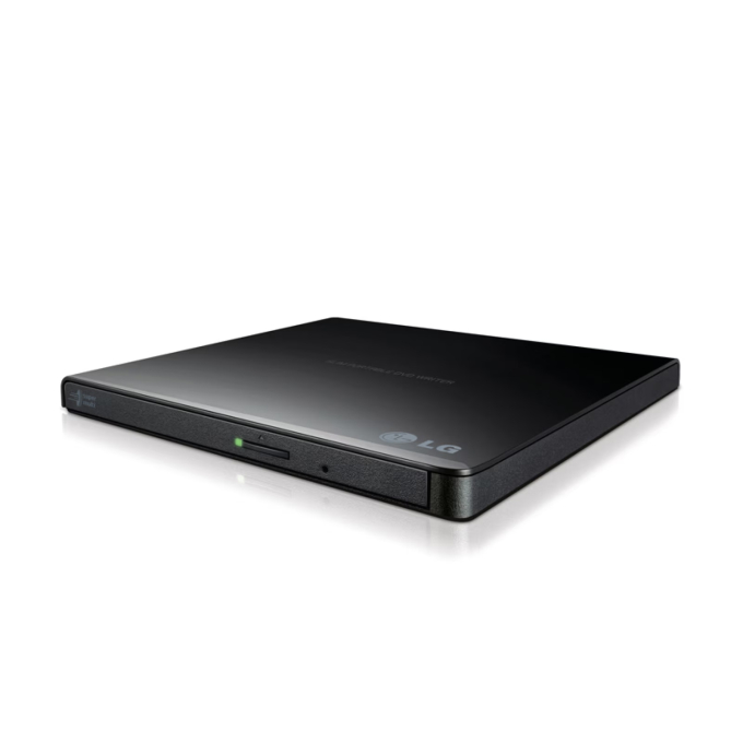 GRABADORA DE DVD EXTERNA LG ULTRA SLIM PORTABLE GP65NB60, Lectura y Escritura CD/DVD, M-DISC, Conectividad TV, USB 2.0, Negro / LG