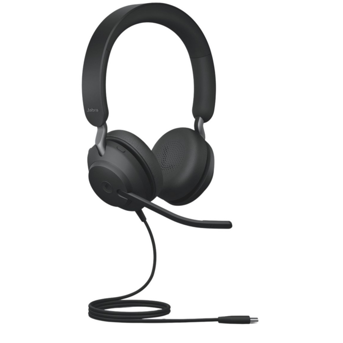 Audifonos con Microfono Jabra Evolve2 40 SE Cableados Estereo USB Tipo A/USB Tipo C Certificacion Microsoft Teams / Jabra