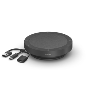 TELEFONO CON ALTAVOZ JABRA SPEAK2 55, Inalambrico Bluetooth 5.1, Alambrico USB-C / USB-A, 4 Micronofos Beamforming, Gris Oscuro