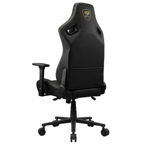 SILLA GAMER COUGAR DEFENSOR GOLD F, Soporte Lumbar PushBack, Reposabrazos 4D Plegables, Reclinacion 155 Grados, Tela Tejida Dorada, 3MDFFGLB.0001 / COUGAR
