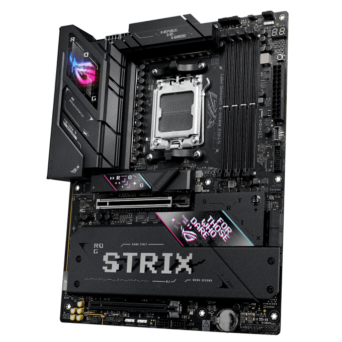 Placa Madre Asus ROG Strix Gaming , Socket AM5, Chipset AMD B850, 4 DIMM DDR5, ATX, Wi-Fi 7, 5G LAN, USB4, ROG STRIX B850-E GAMING WIFI / ROG