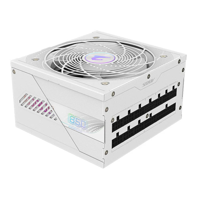 Fuente de poder AORUS ELITE P850W, 850 Watt, Full Modular, Certificacion 80 PLUS Platinum, ATX 3.1 & PCIe 5.1, AC 220-240 V, GP-AE850PM PG5 / Aorus