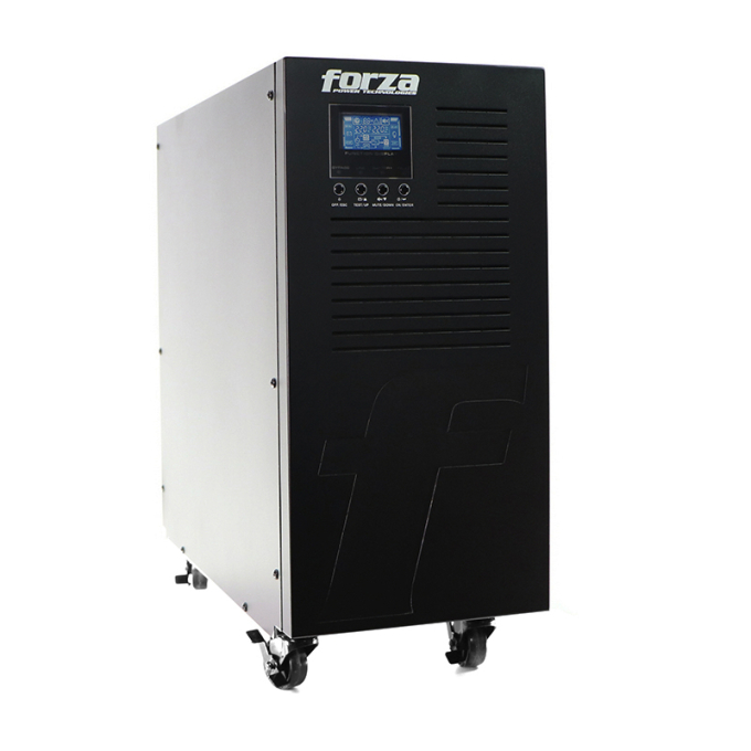 UPS FORZA ATLAS 6K FDC-206K, 6000VA, 6000W, Doble Conversion en Linea, Transformador de Aislamiento ISO, CA 220V, Formato Torre / Forza