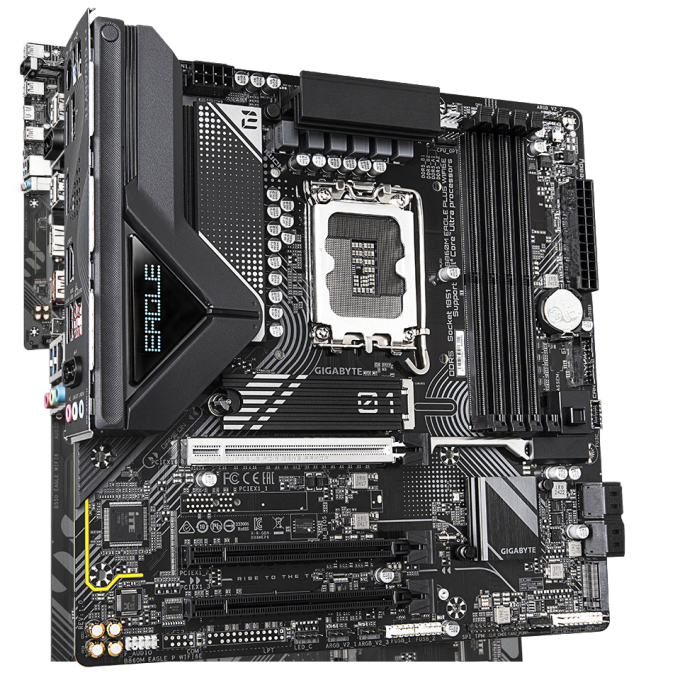 PLACA MADRE GIGABYTE B860M EAGLE PLUS WIFI6E, Socket LGA1851, Intel B860, Micro ATX, 4 DIMM, DDR5, PCIe 5.0 / Gigabyte