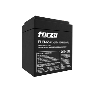 BATERIA FORZA FUB-1245, 12 V, 4.5 Ah, Sellada de Plomo-Acido (VRLA / AGM), Recargable, FUB-1245 / Forza