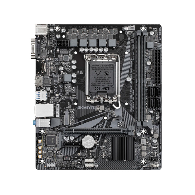 PLACA MADRE GIGABYTE B760M K V2 DDR4, Socket LGA1700, Intel B760, Micro ATX, 2 DIMM, PCIe 4.0, G10 / Gigabyte