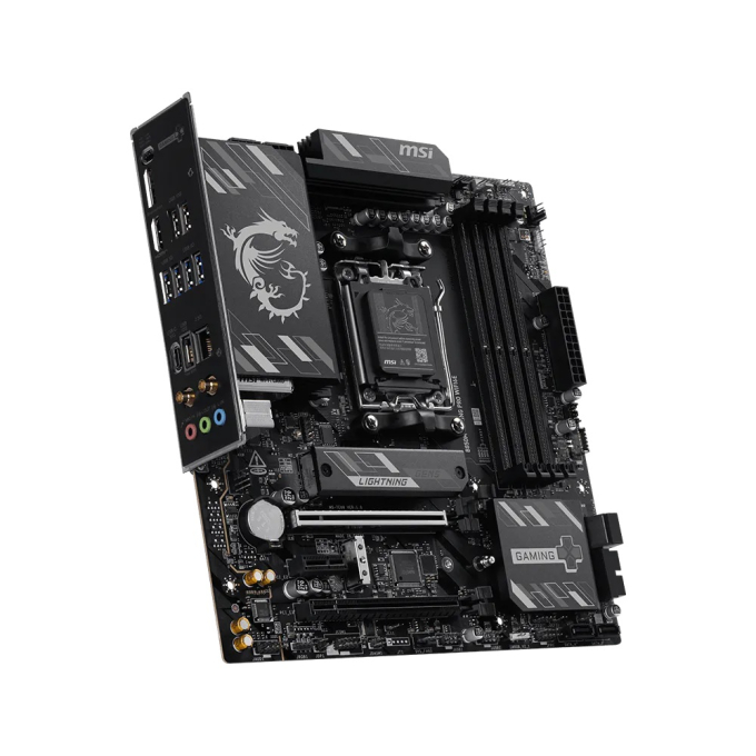 Placa Madre MSI Gaming , Socket AM5, Chipset AMD B850, 4 DIMM DDR5, mATX, Wi-Fi 6E, 2.5G LAN, B850M GAMING PRO WIFI6E / MSI