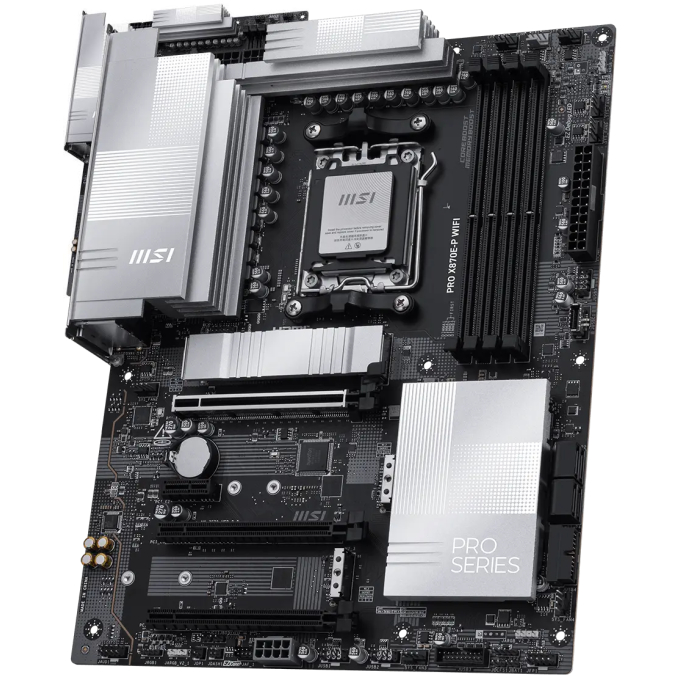 Placa Madre MSI Pro , Socket AM5, Chipset AMD X870E, 4 DIMM DDR5, ATX, Wi-Fi 7, USB4, 5G LAN, PRO X870E-P WIFI / MSI