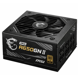 Fuente de Poder MSI Gaming MAG A650GN II 650W, No Modular, 80 PLUS Gold, ATX, MAG A650GN II