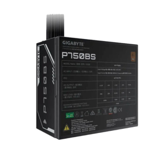 FUENTE DE PODER GIGABYTE P750BS, 750W, Certificacion 80 PLUS Bronze, Monorriel +12V, Cables en Relieve, Garantia de 3Years, GP-P750BS / Gigabyte