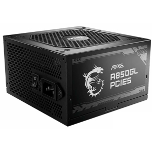 MSI MAG A850GL PCIE5 - Fuente de alimentación (interna) - ATX12V 3.0/ EPS12V 80 PLUS Gold-CA 100-240 V-850 vatios-PFC activa MAG A850GL PCIE5