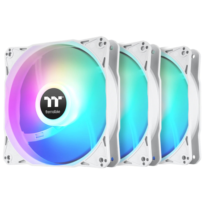 Ventiladores para PC Thermaltake LE120 ARGB White Pack de 3 CL-F205-PL12W-A / CL-F205-PL12SW-A / THERMALTAKE