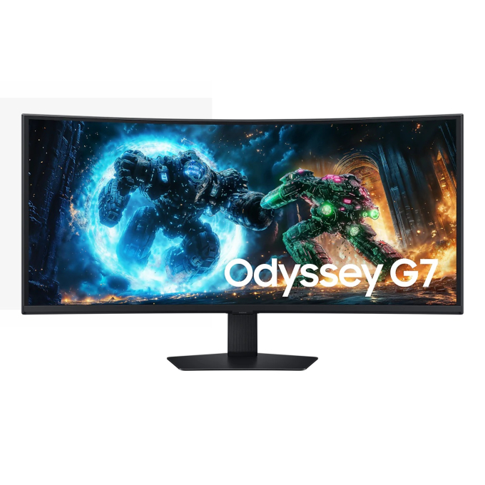 Monitor Samsung Odyssey G7 , 40pulgadas WUHD Curvo, VA, 180Hz, 1ms, HDR600, Base Ergonomica, HDMI, DisplayPort, LS40FG756ENXZA / SA-MONITORES