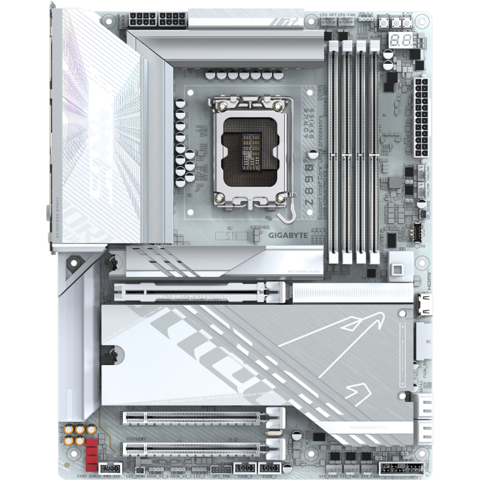 Placa Madre GIGABYTE Z890 AORUS PRO ICE , Socket LGA 1851, DDR5, PCIe 5.0, WiFi 7, Thunderbolt 4, ATX, Z890 AORUS PRO ICE / Aorus