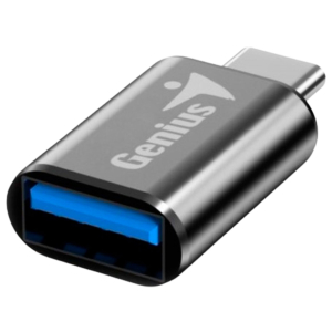 Adaptador Genius ACC-C2A USB-C a USB-A Gris Oscuro, 32590002400 / Lenovo