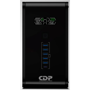 UPS Interactivo CDP R-Smart 2010i 2000VA 1200W 220V 10 Salidas LCD, R-SMART2010I