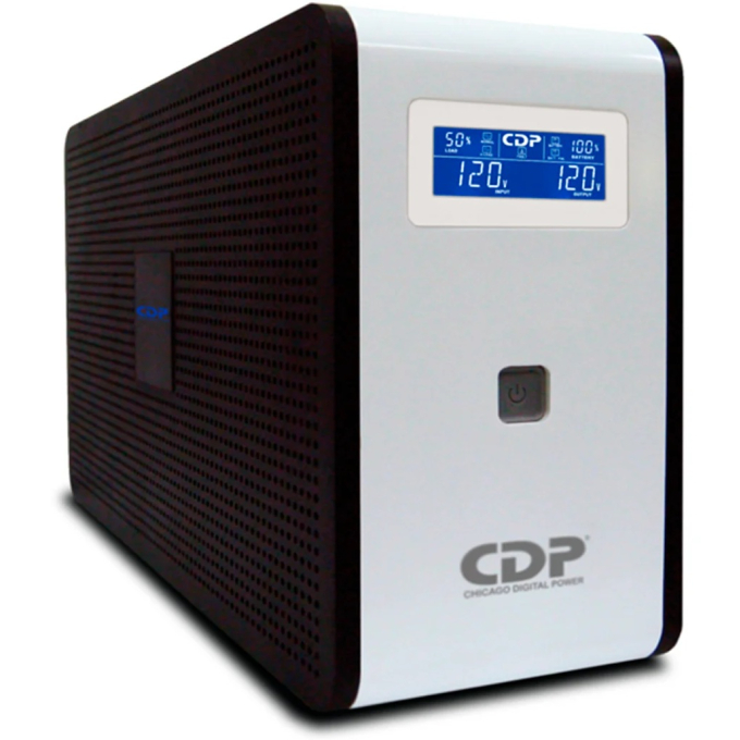 UPS Interactiva CDP Smart 1000VA - 500W (Smart 1010i), Regulador de Voltaje AVR, 6 Tomas, LCD, USB, 220VAC / CDP