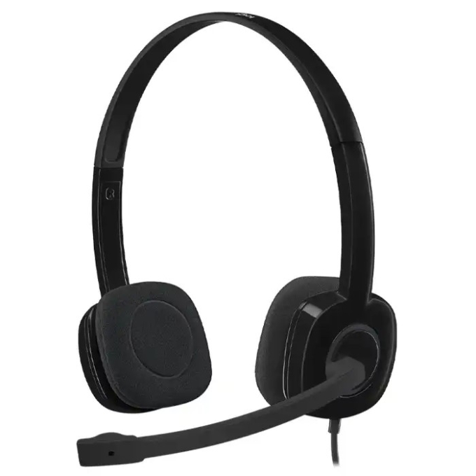 Audifonos con Microfono Logitech H151 Estereo Negro 981-000587 / LOGITECH